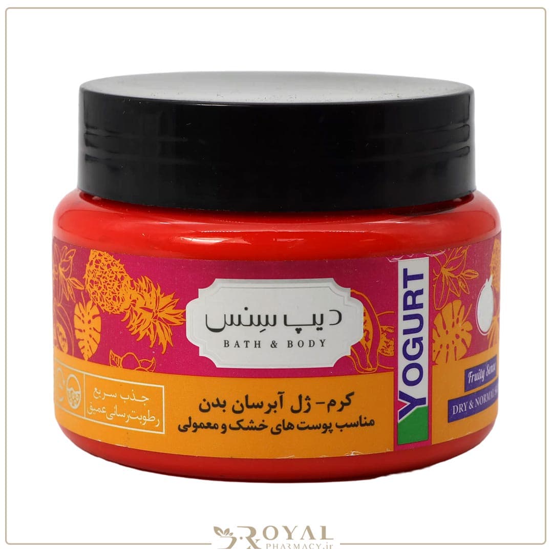 ژل کرم آبرسان بدن تروپیکال مناسب پوست های خشک و معمولی 250 میل سی گل – دیپ سنس — تصویر ۴