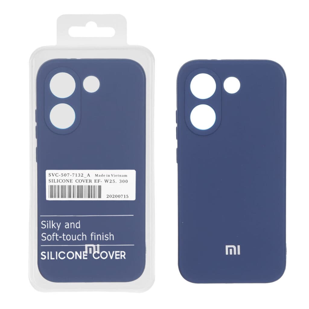 قاب نیو سیلیکون محافظ لنزدار RFF مدل Xiaomi Poco X8 Pro 5G – سرمه ای (پک دار) — تصویر ۴