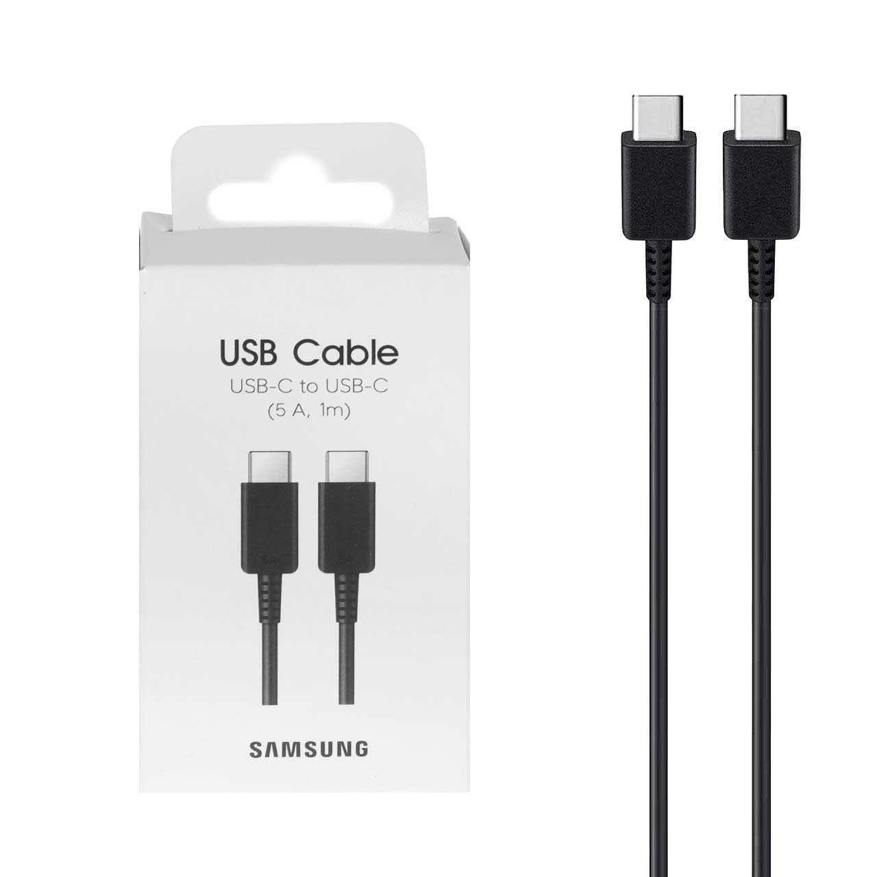 کابل شارژ سوپر فست و Samsung Type-C to Type-C PD مدل EP-DN975 – مشکی – kZN (گارانتی شش ماهه Kezen) — تصویر ۲