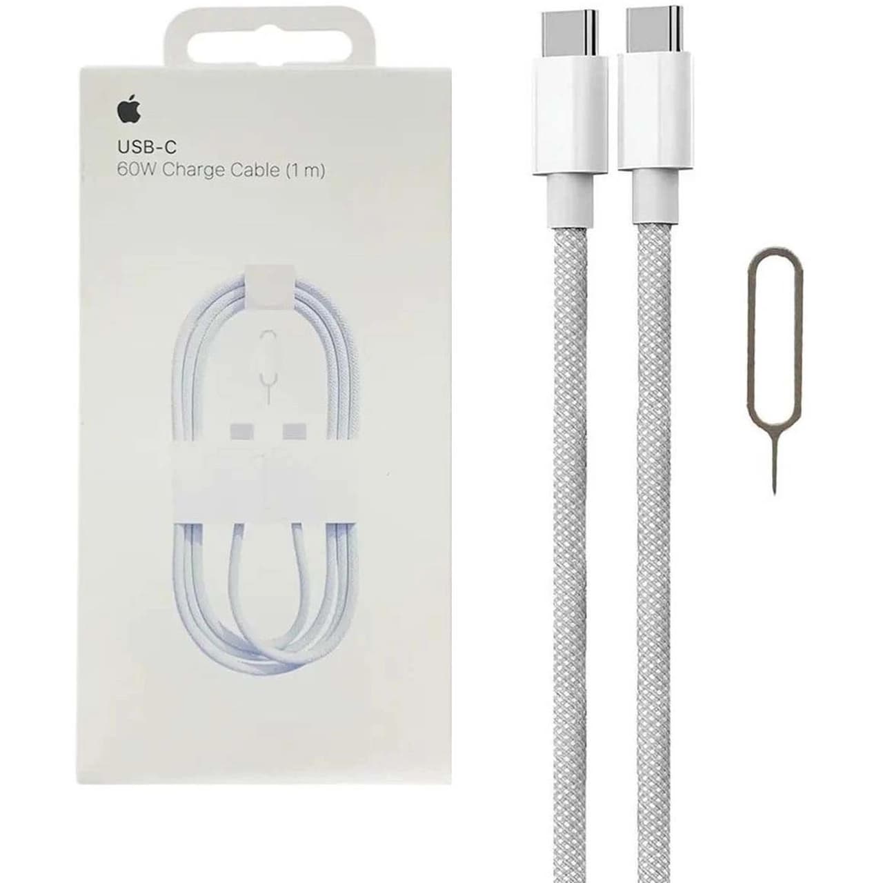 کابل شارژ Apple مدل MQKJ3ZM/A 60W – سفید – اصل چین – kZN (گارانتی شش ماهه Kezen) — تصویر ۳