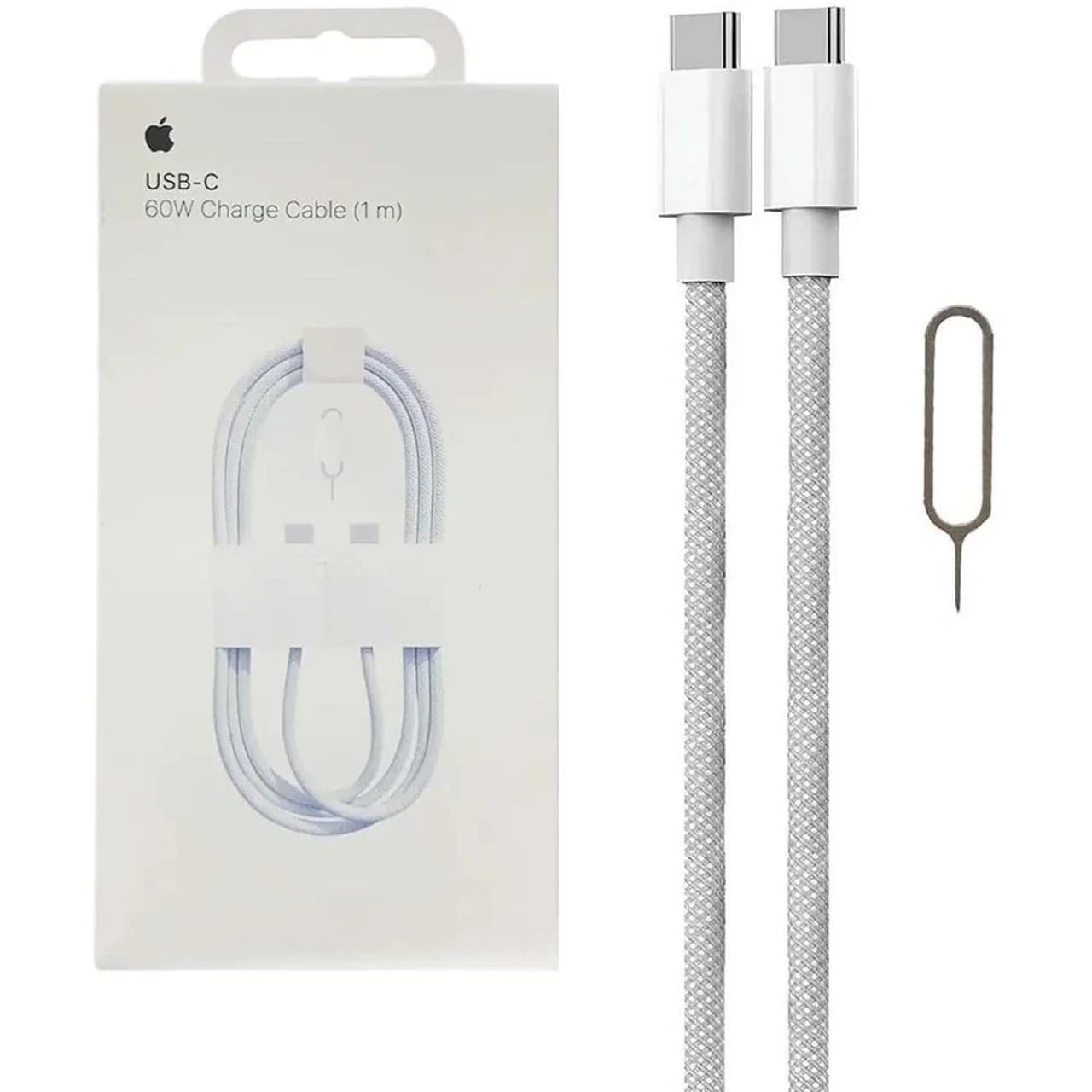 کابل شارژ Apple مدل MQKJ3ZM/A 60W – سفید – اصل چین – kZN (گارانتی شش ماهه Kezen) — تصویر ۵