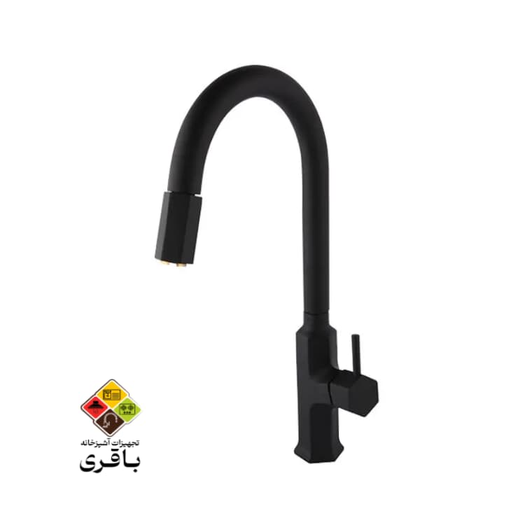 شیر ظرفشویی شاوری راسان مدل تونو مشکی