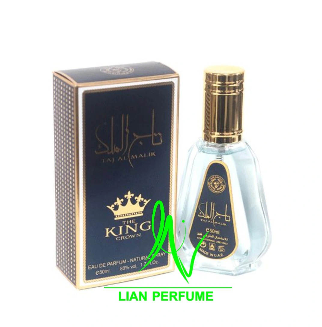 عطر ادکلن 50 میل تاج الملک ارض زعفران کینگ the king crown taj al malik