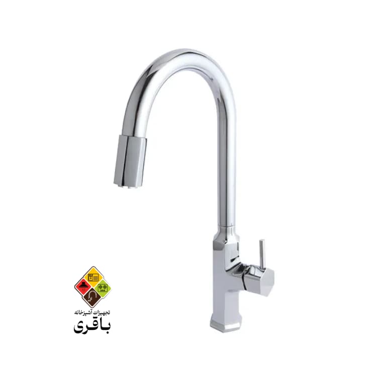 شیر ظرفشویی شاوری راسان مدل تونو کروم