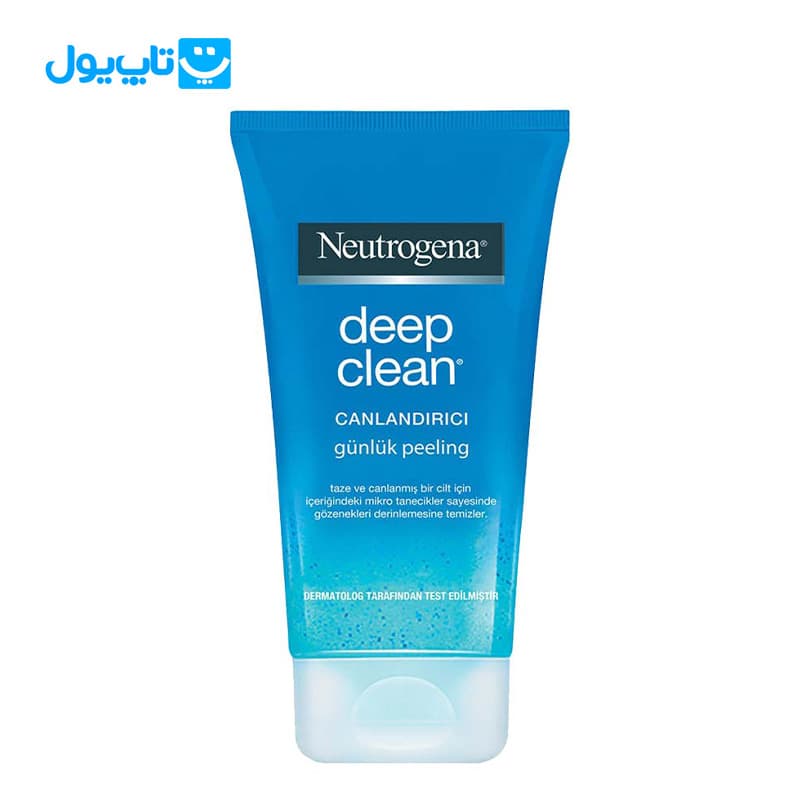 اسکراب لایه بردار نوتروژینا Neutrogena مدل deep clean حجم 150 میلی‌لیتر