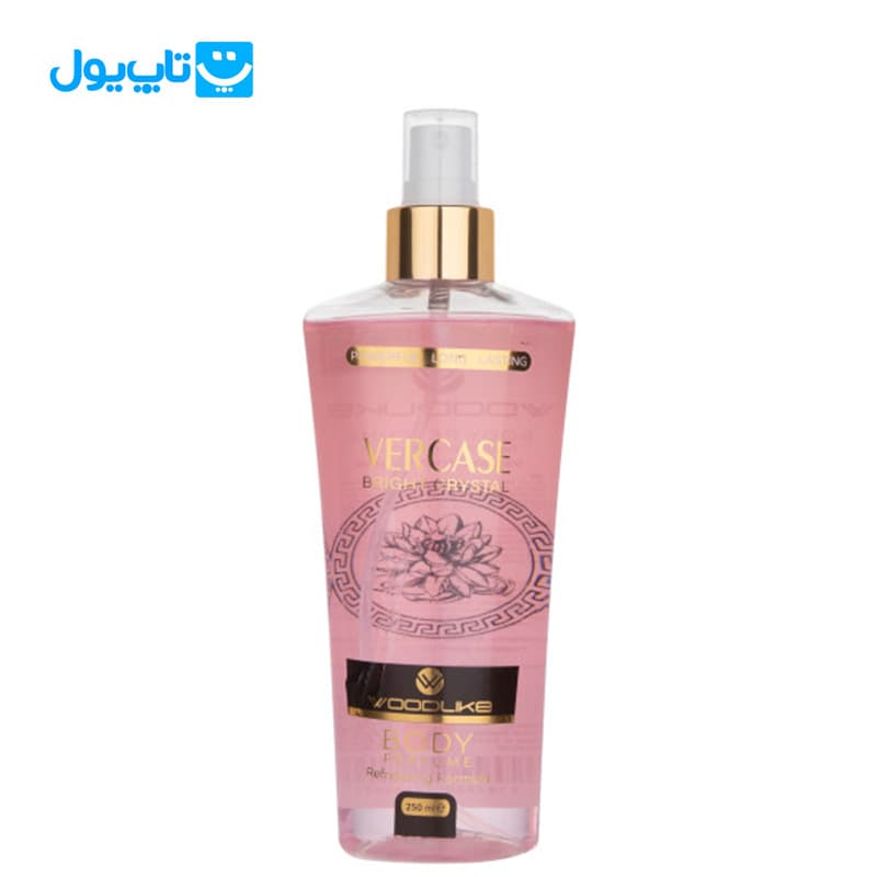 بادی اسپلش وودلایک Woodlike زنانه مدل VERCASE Bright Crystal ورساچه برایت کریستال حجم 250 میلی‌لیتر — تصویر ۴