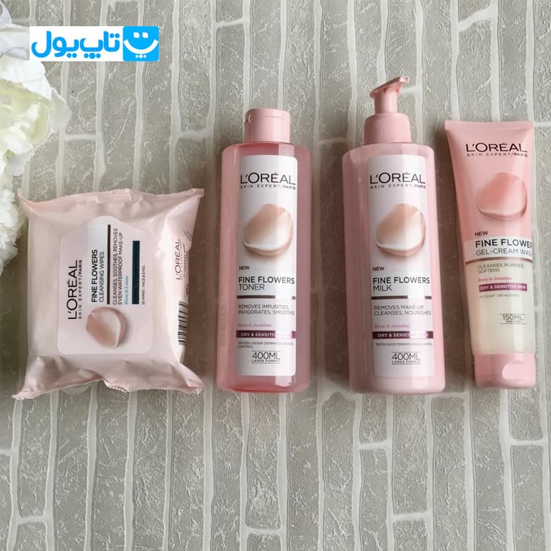 پاک کننده آرایش لورآل loreal مدل Degerli Cicekler مناسب پوست خشک و حساس حجم 400 میلیلیتر — تصویر ۵