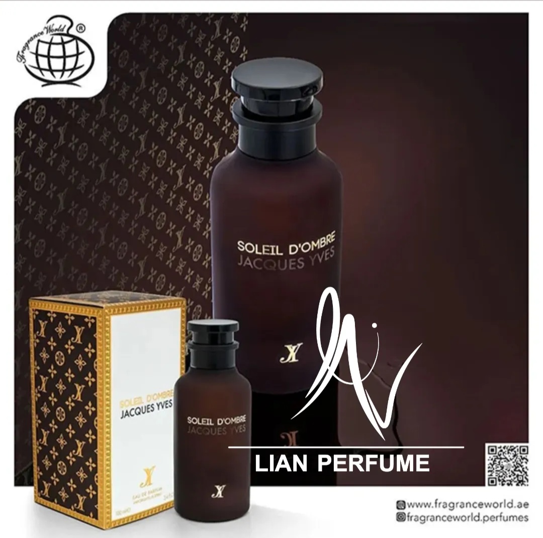 ادکلن لویی ویتون آمبر نومد 100 میل فراگرنس ورد سولیل د آمبر ژاک ایو Fragrance World Louis Vuitton Ombre Nomade