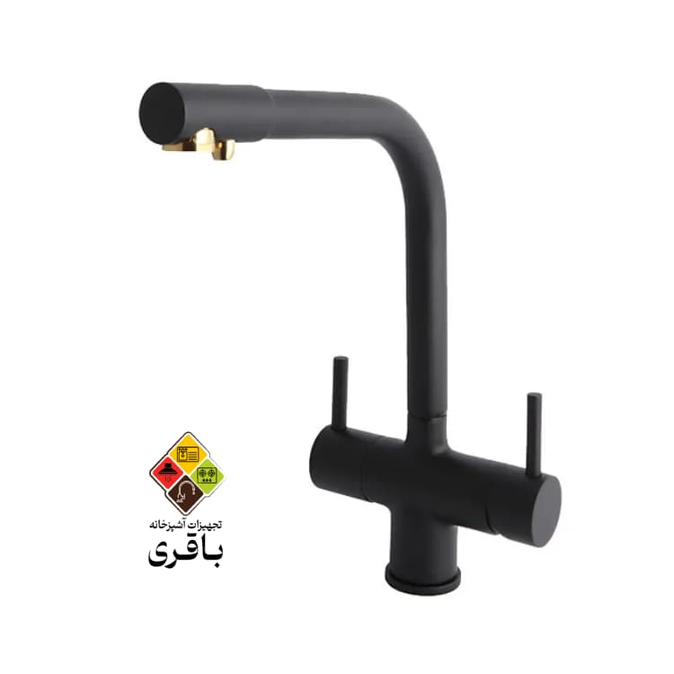 شیر ظرفشویی دومنظوره راسان مدل لیان مشکی