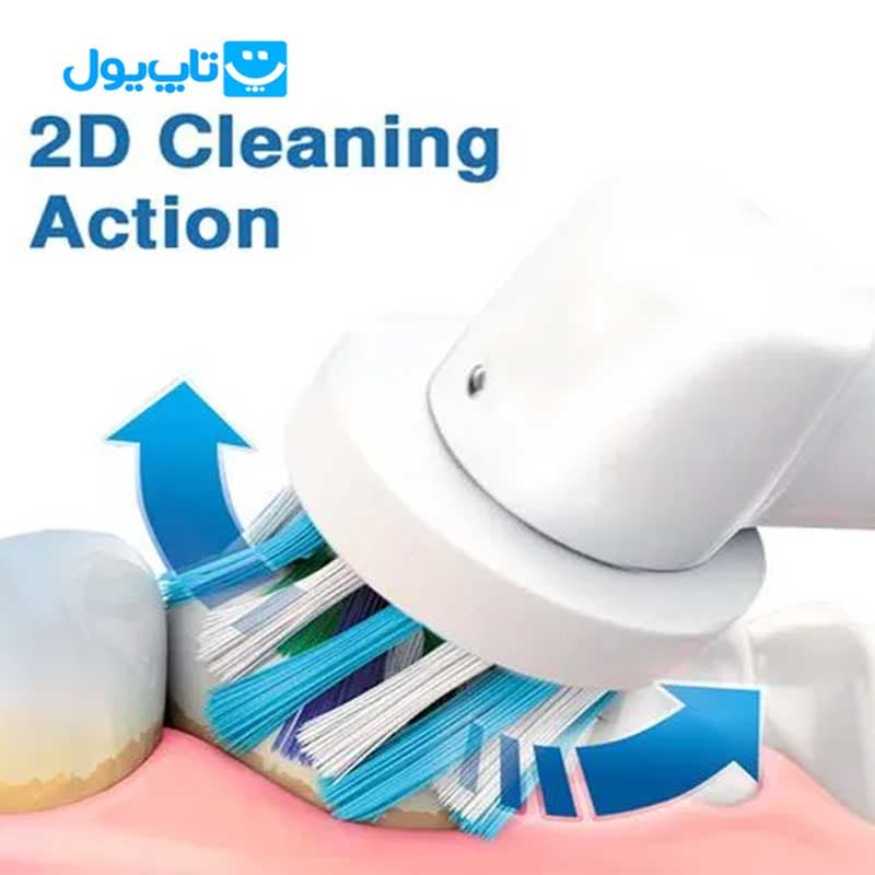 مسواک برقی اورال-بی Oral-B مدل Vitality 100 cross action جعبه‌ای اصل مجارستان — تصویر ۶
