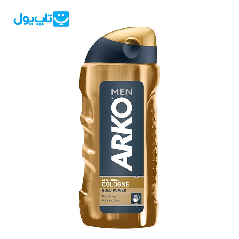 افتر شیو آرکو ARKO مدل gold power حاوی کلاژن حجم 255 میلی لیتر