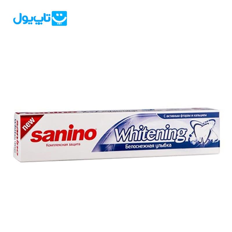 خمیر دندان سانینو sanino مدل Whitening سفید کننده حجم 50 میلی لیتر