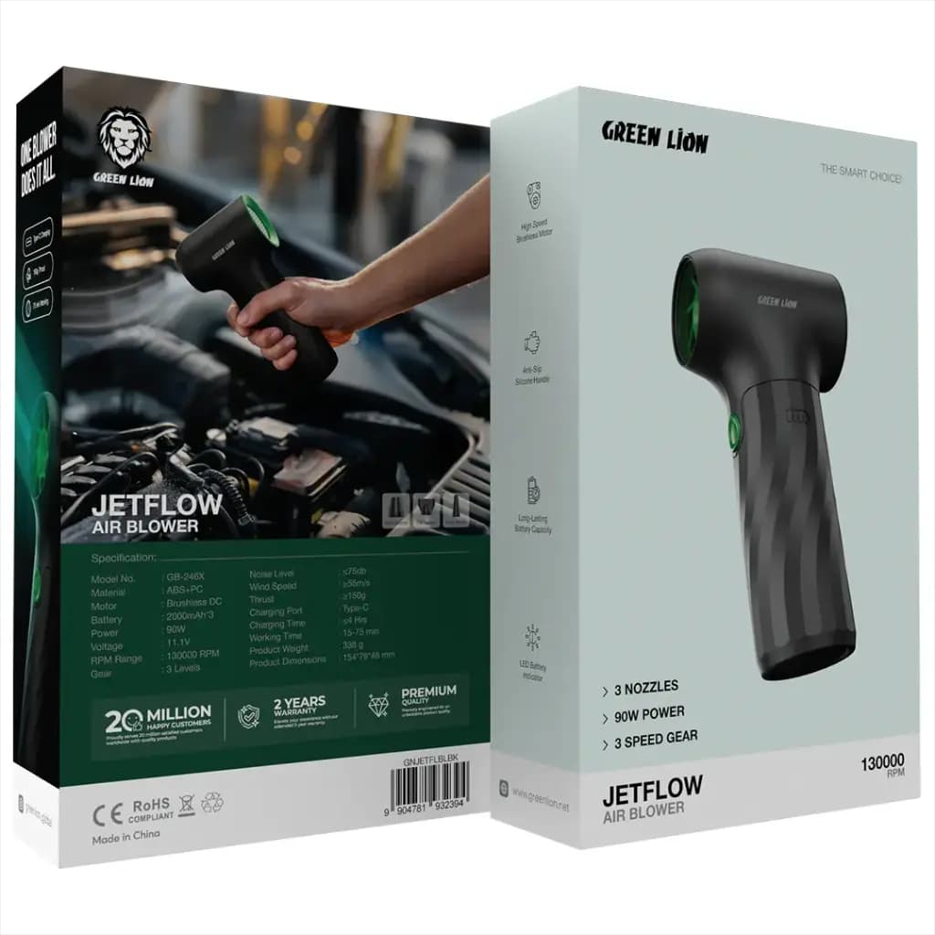 جت فن گرین لاین Green Lion Jetflow Air Blower — تصویر ۸