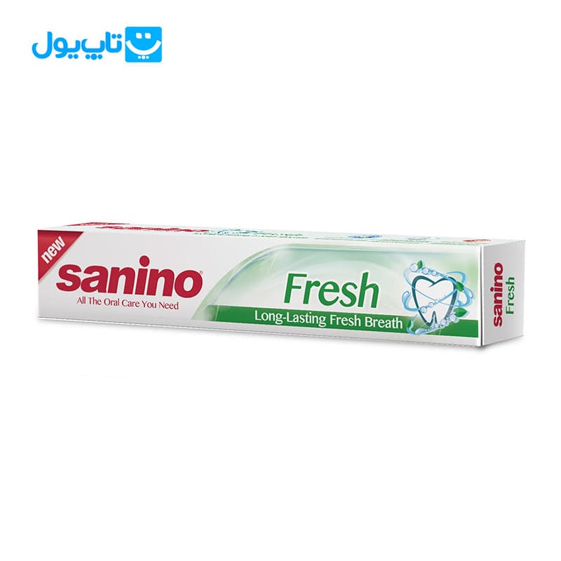 خمیر دندان سانینو sanino مدل Fresh حجم 100 میلی لیتر — تصویر ۸