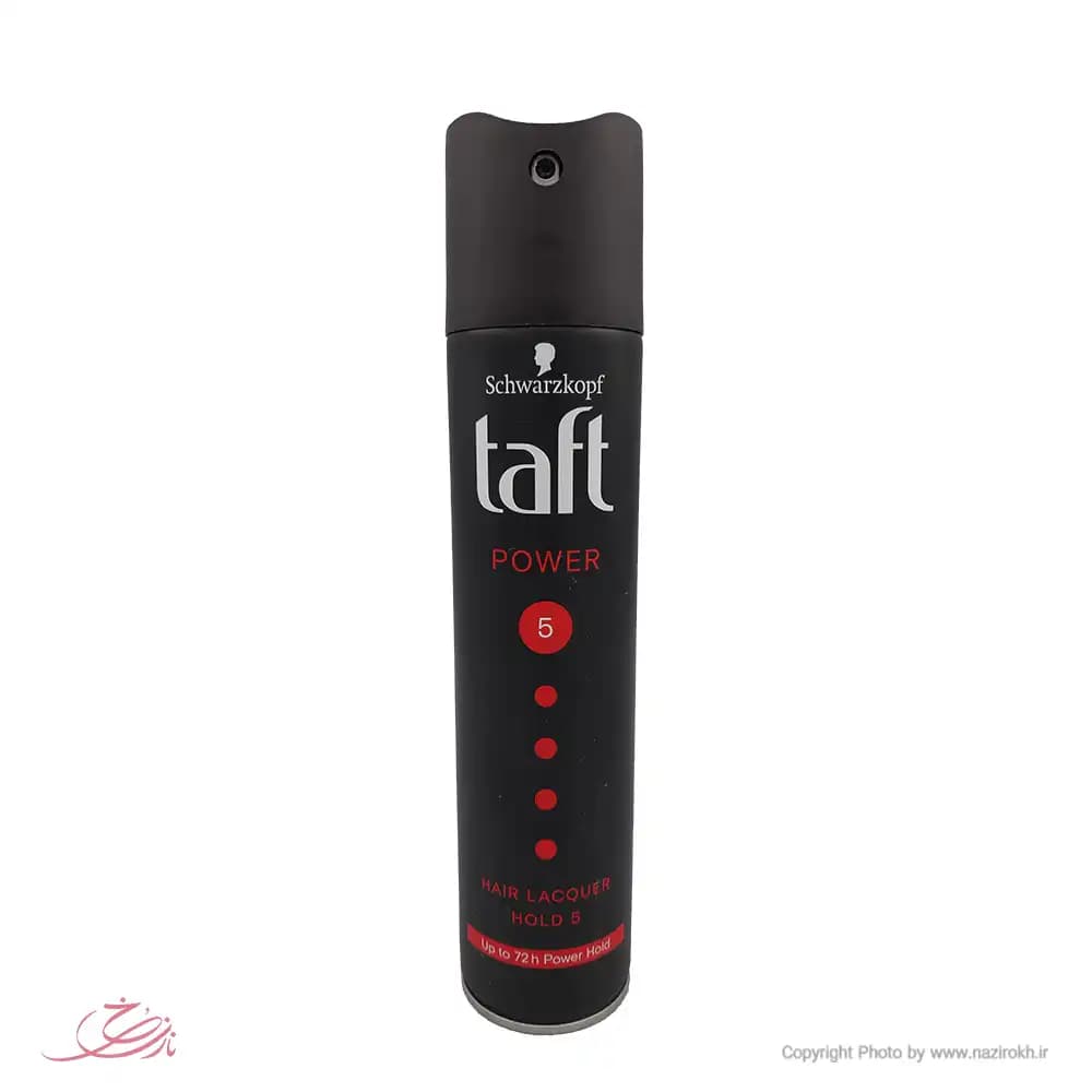 اسپری حالت دهنده مو taft مشکی مدل POWER (تافت)