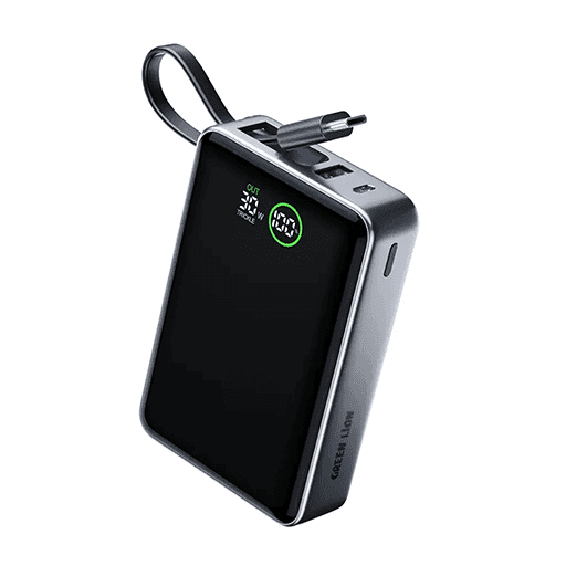 پاوربانک ۲۰۰۰۰ میلی آمپری گرین لاین Green Lion Madrid 20 Power Bank 20000mAh PD 35W — تصویر ۲