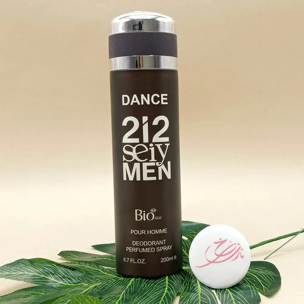 اسپری مردانه بیو استار Bio Star مدل seiy 212 men حجم 200 میلی لیتر — تصویر ۲