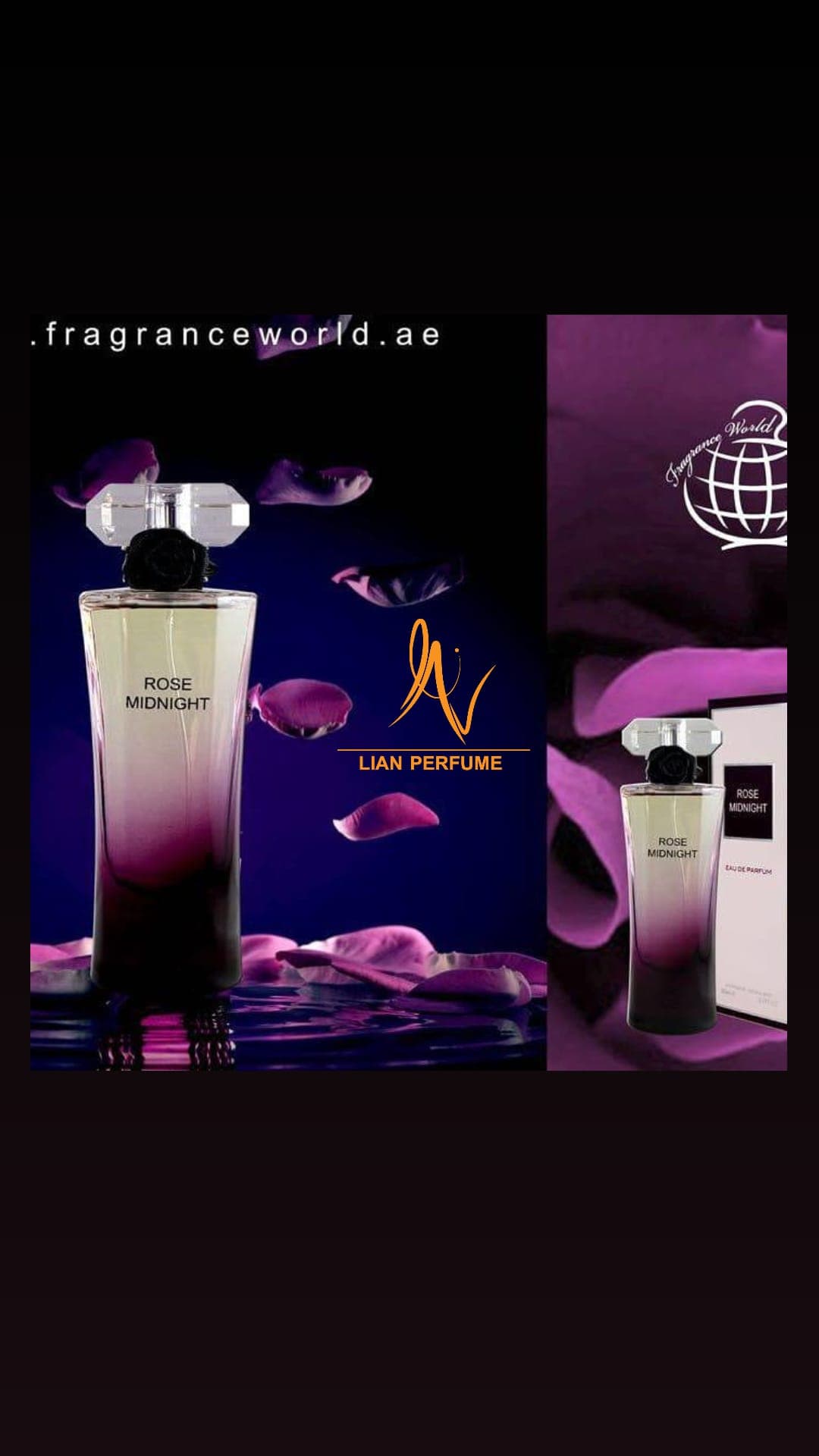 ادکلن لانکوم ترزور میدنایت رز 100ml فراگرنس ورد رز میدنایت