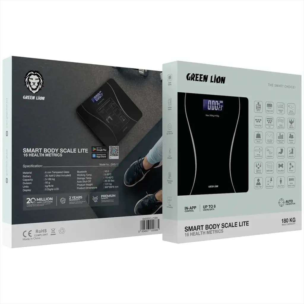 ترازو هوشمند گرین لاین Green Lion Smart Body Scale Lite — تصویر ۴