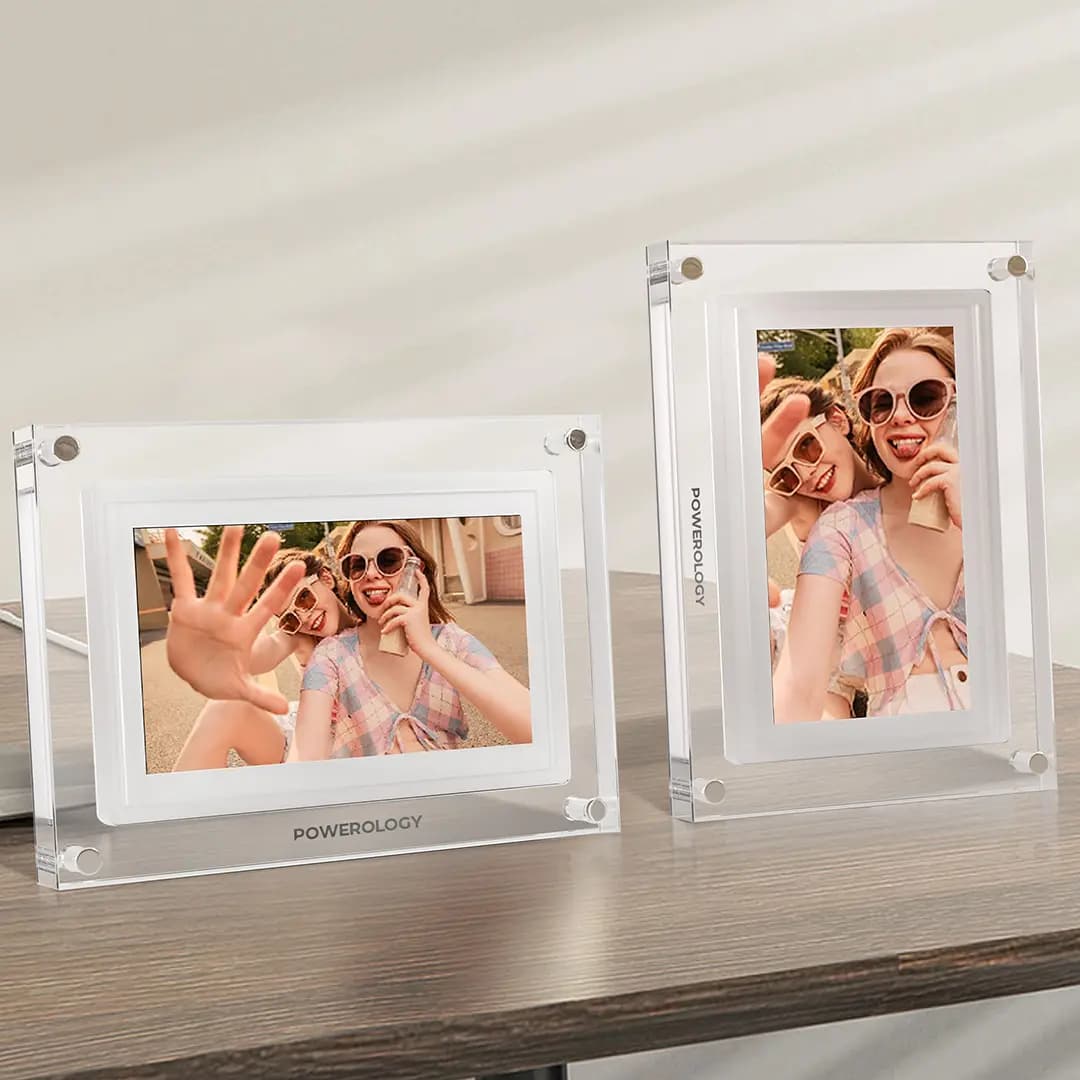 قاب عکس دیجیتال پاورولوژی Powerology 10 Smart Frame Digital Photo Display — تصویر ۷