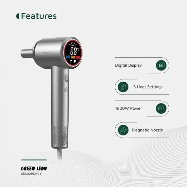 سشوار گرین لاین Green Lion Luxair Hair Dryer — تصویر ۸