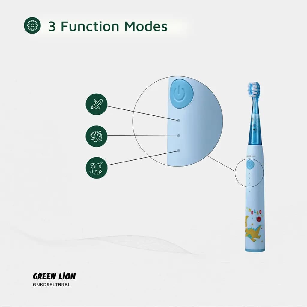 مسواک شارژی کودک گرین لاین Green Lion Kids Electric Toothbrush — تصویر ۴