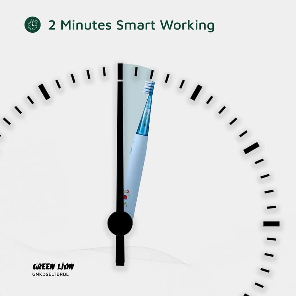 مسواک شارژی کودک گرین لاین Green Lion Kids Electric Toothbrush — تصویر ۶