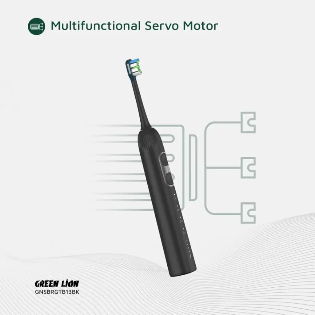 مسواک برقی گرین لاین Green Lion Smart Brush 60° Ultrawide — تصویر ۴