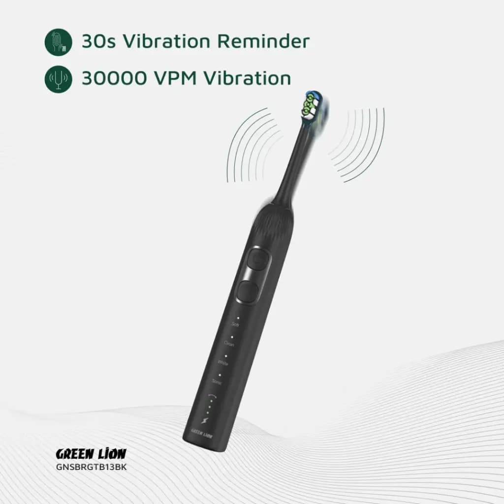 مسواک برقی گرین لاین Green Lion Smart Brush 60° Ultrawide — تصویر ۸