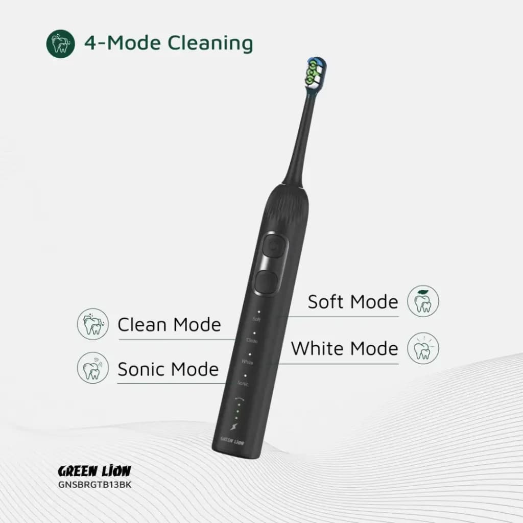مسواک برقی گرین لاین Green Lion Smart Brush 60° Ultrawide — تصویر ۵
