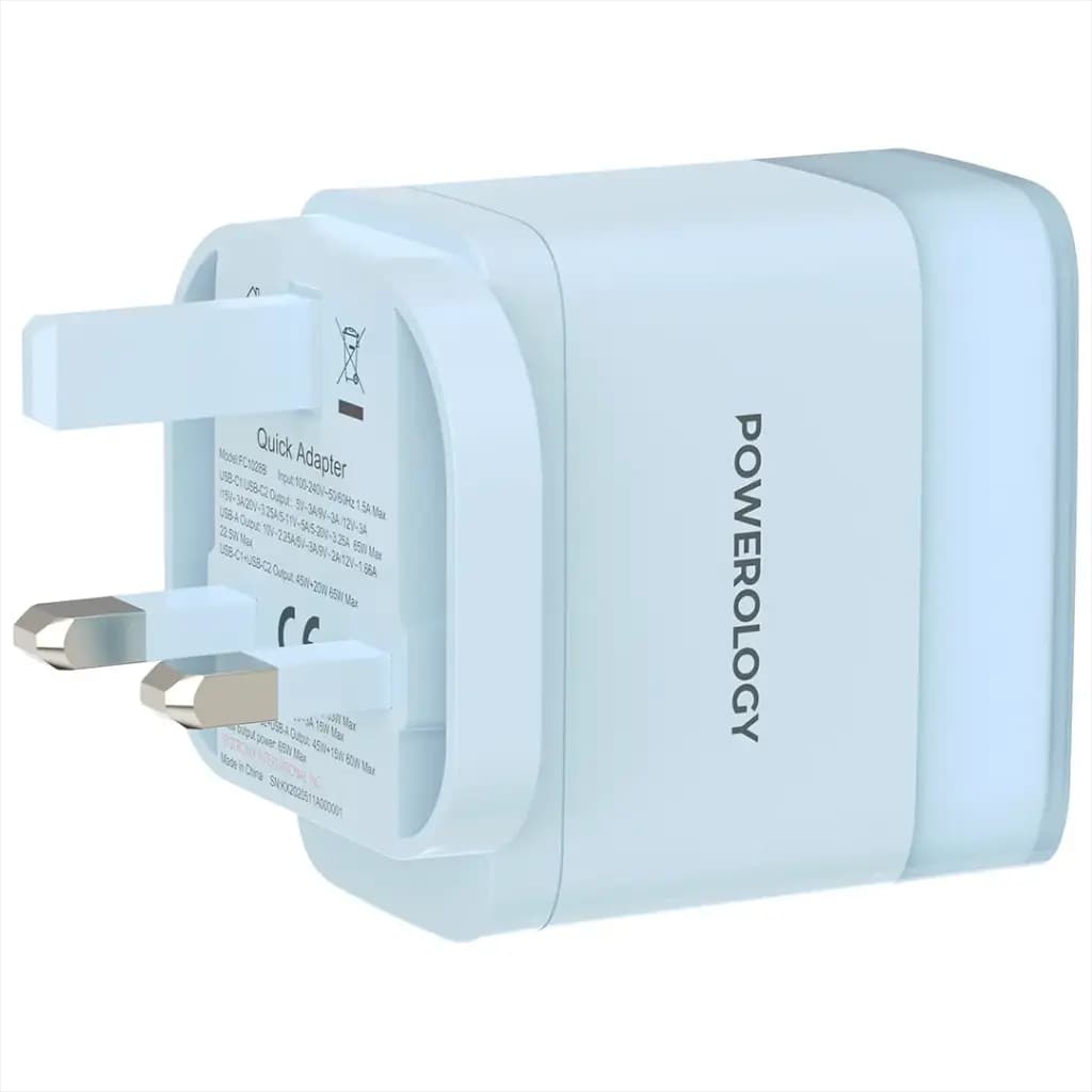 آداپتور شارژر پاورولوژی Powerology Lunex Series Fast Charging Adapter PD 65W — تصویر ۹