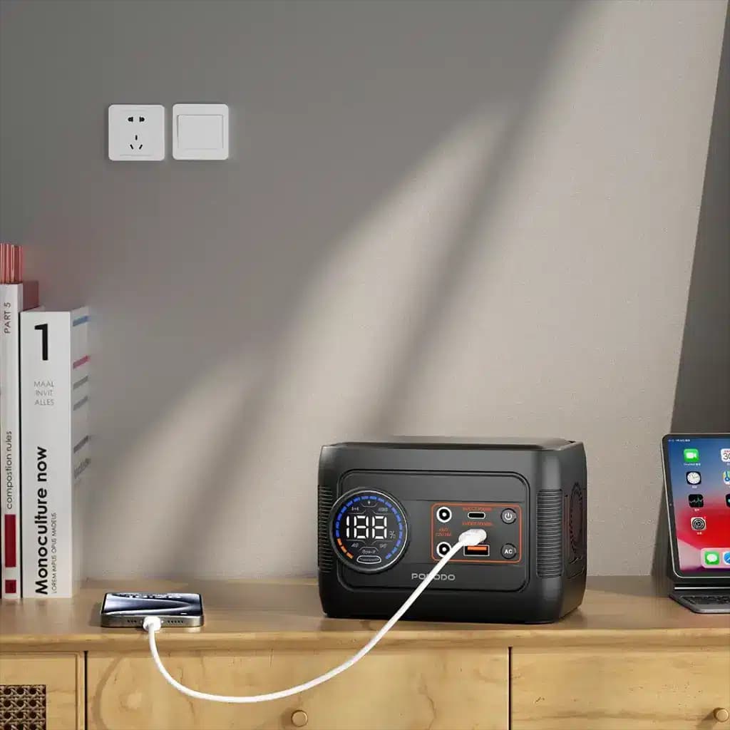 پاور استیشن پرودو Porodo 150W Forcebase Portable Power Station — تصویر ۸