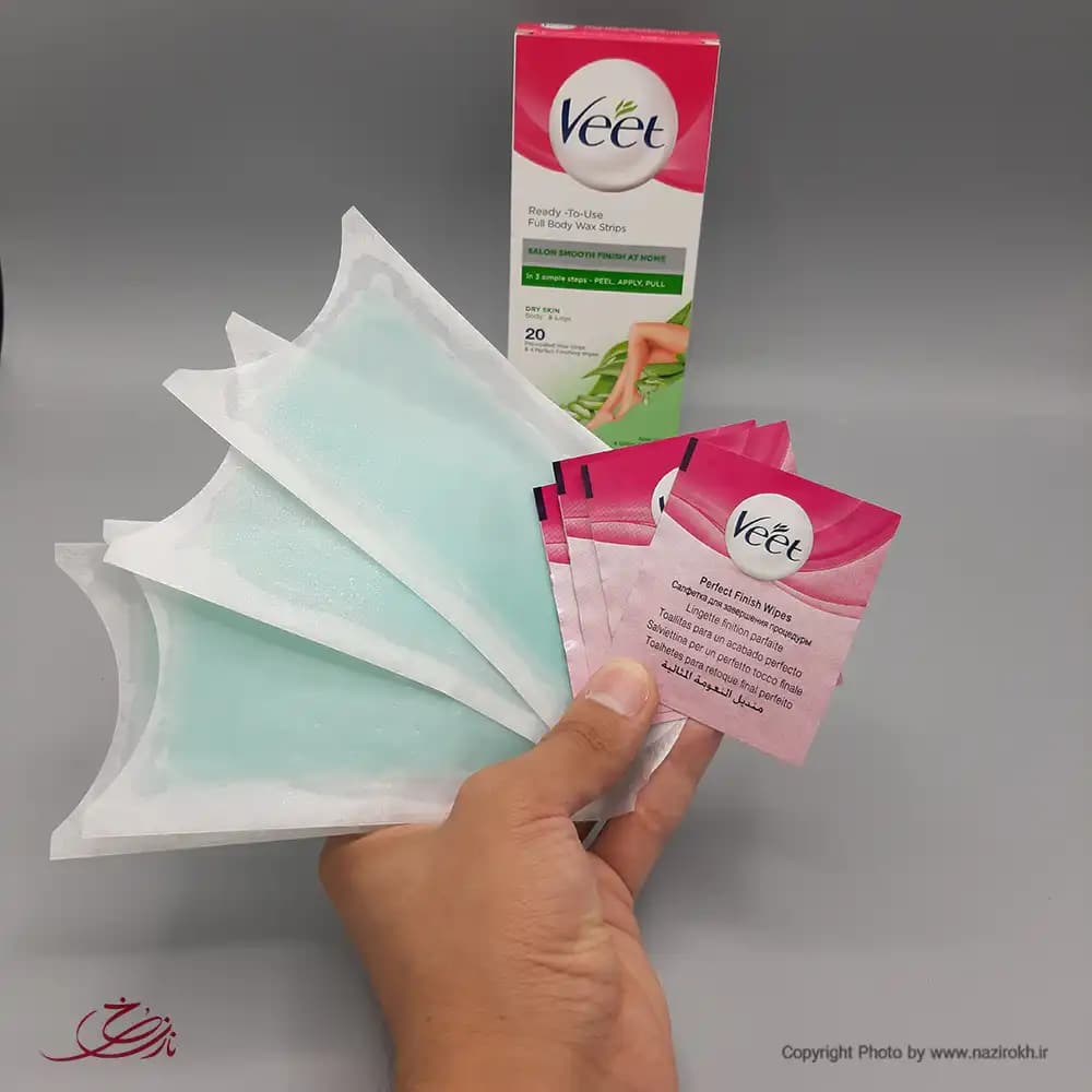 نوار موبر ویت veet مخصوص پوست خشک 20 عددی — تصویر ۳