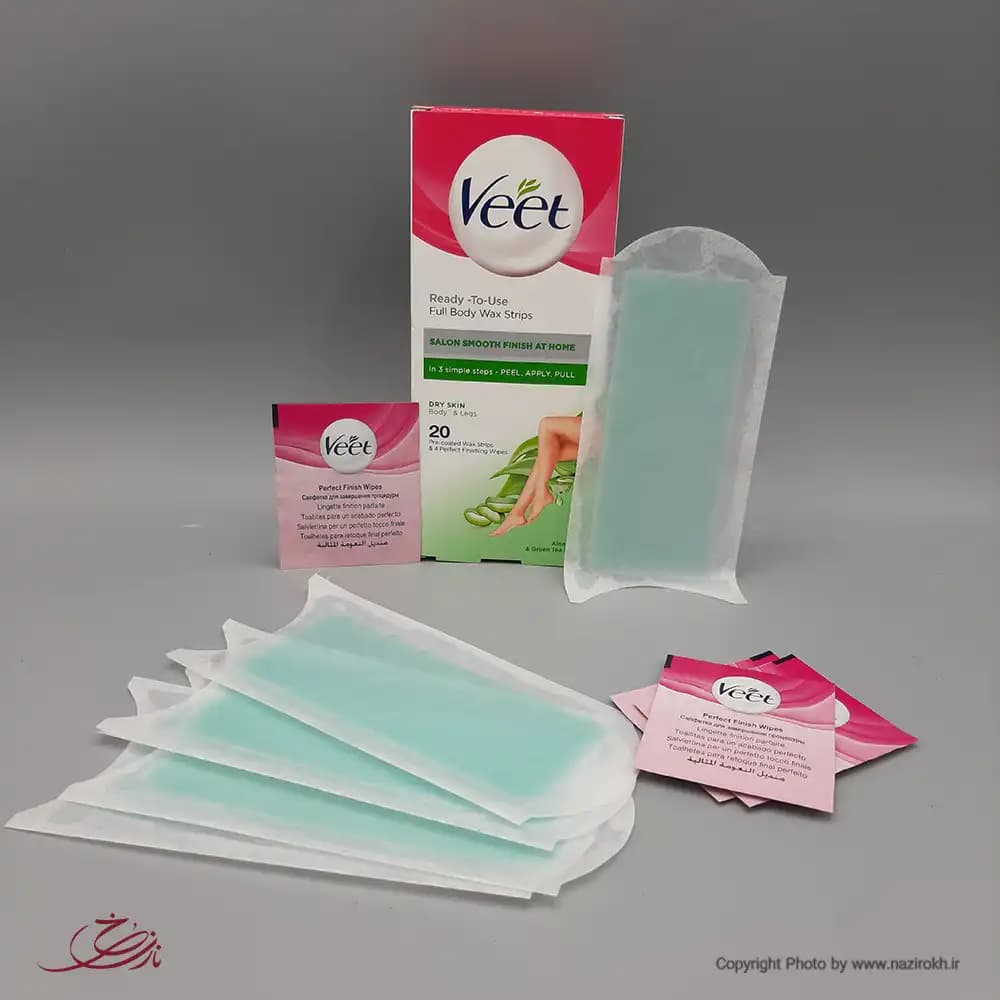 نوار موبر ویت veet مخصوص پوست خشک 20 عددی — تصویر ۴