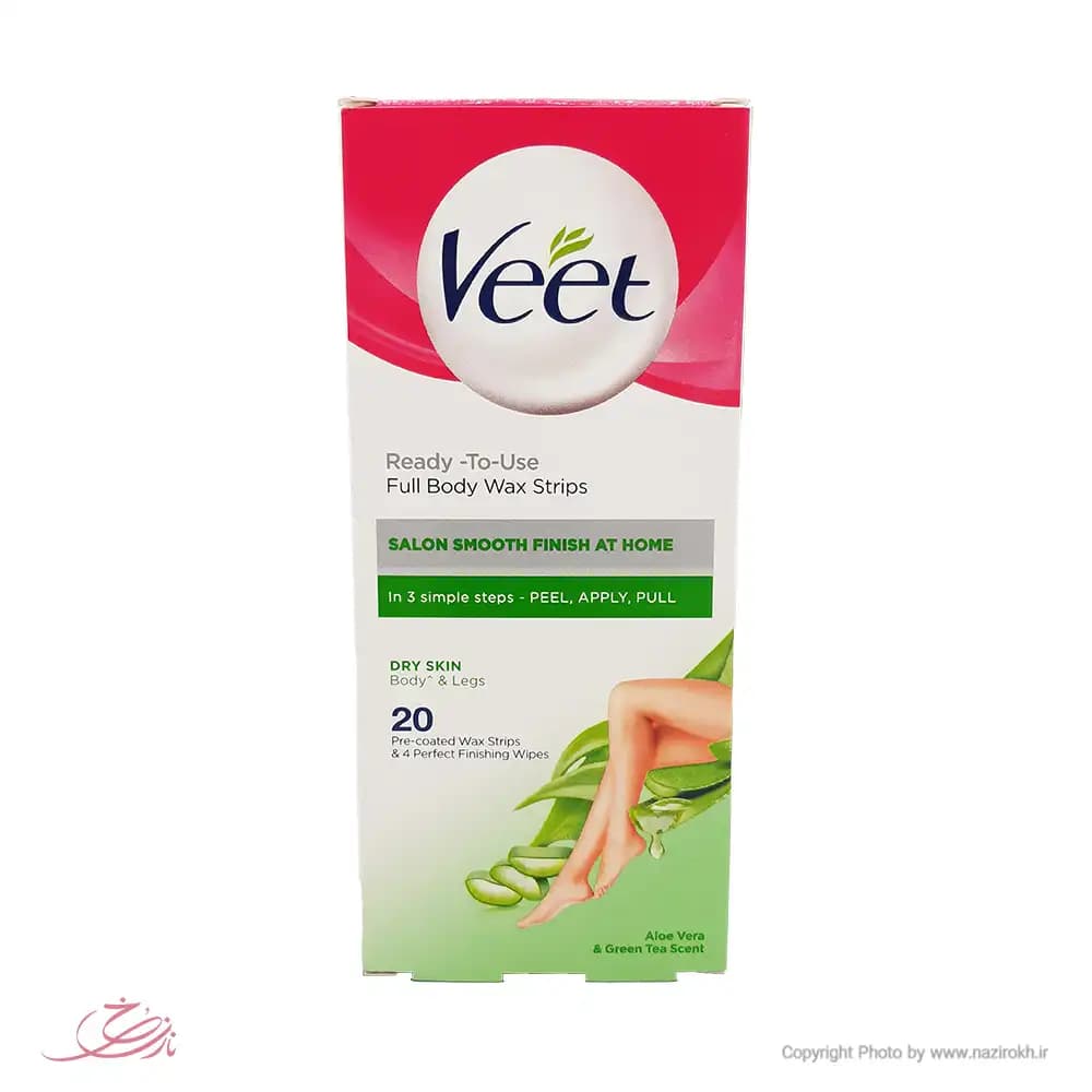 نوار موبر ویت veet مخصوص پوست خشک 20 عددی