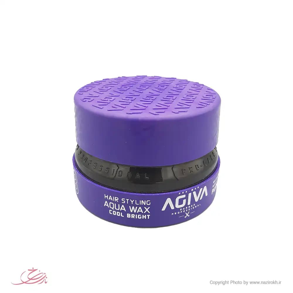 واکس حالت دهنده مو آگیوا شماره 08 بنفش مدل AQUA WAX