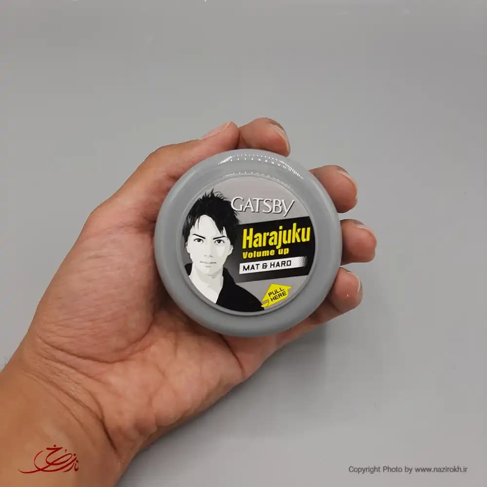 واکس مو طوسی گتسبی Gatsby Wax Harajuku Mat Hard — تصویر ۵
