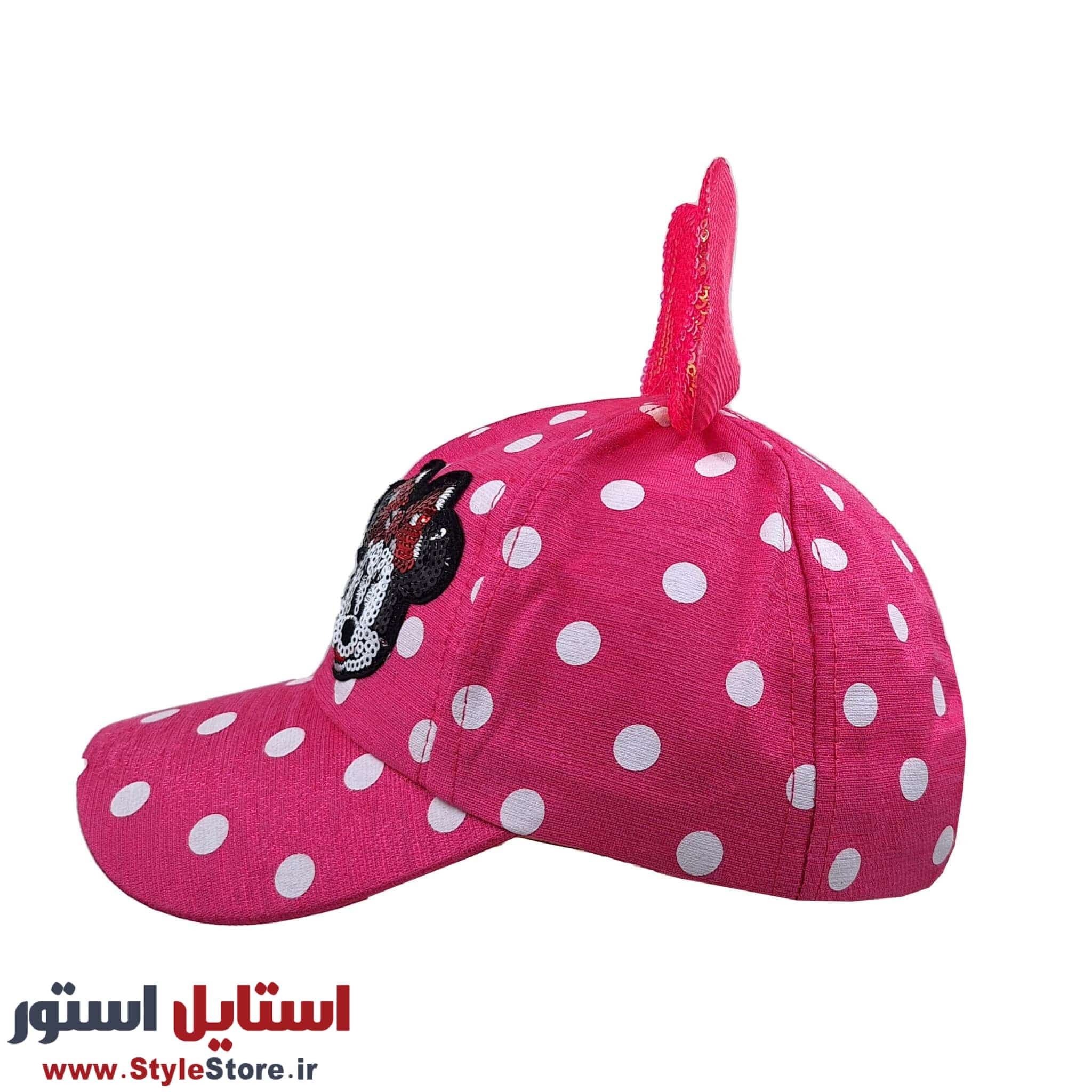 کلاه کپ دخترانه عروسکی میکی موس کد 1146 — تصویر ۱۲