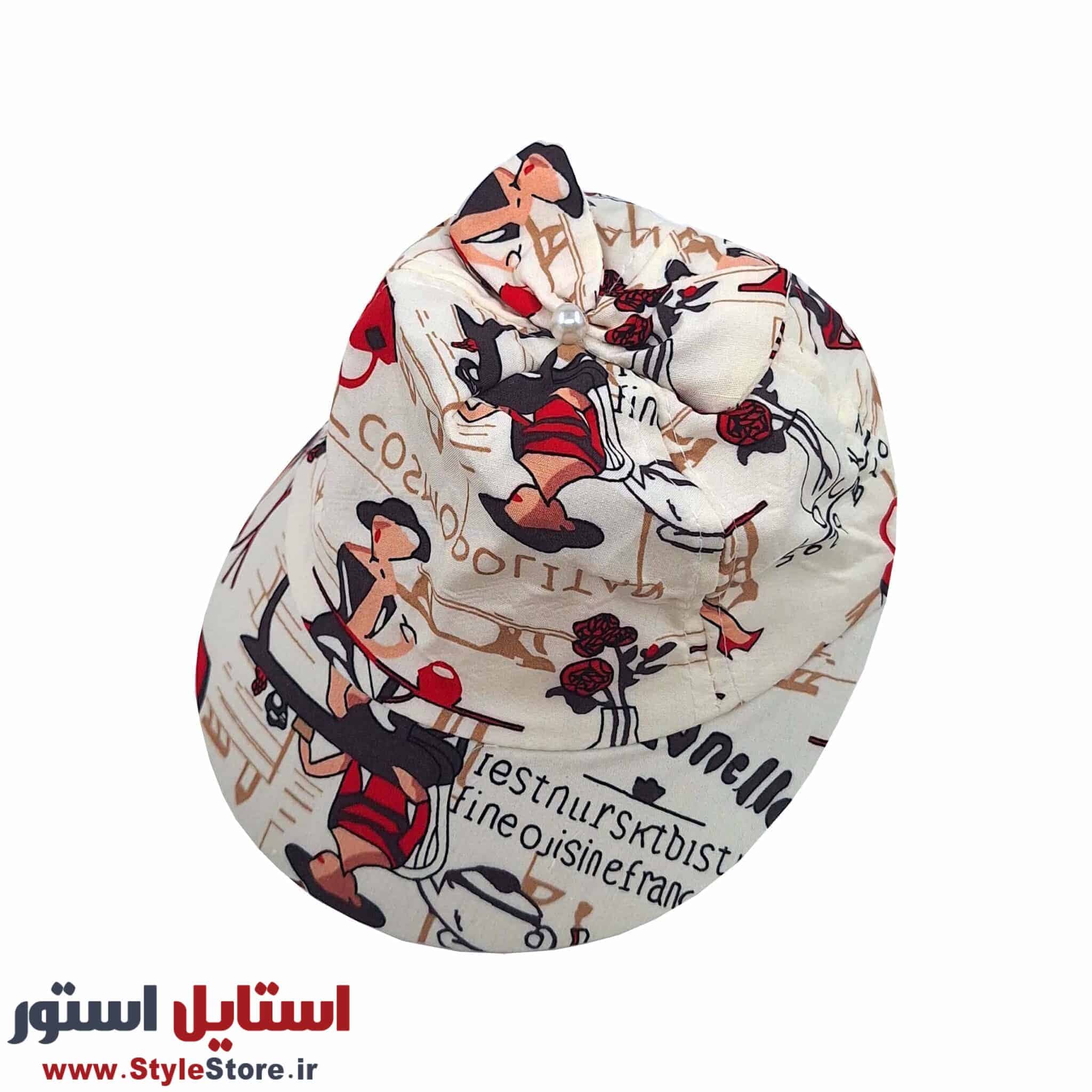 کلاه آفتابگیر بچگانه مدل فشن کد 1287
