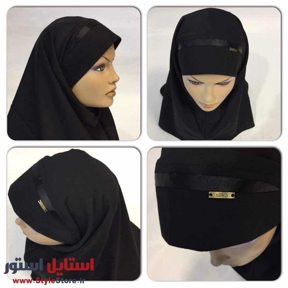 مقنعه تل دار سیلکا مدل بروجرد کد SI-90 — تصویر ۱۰