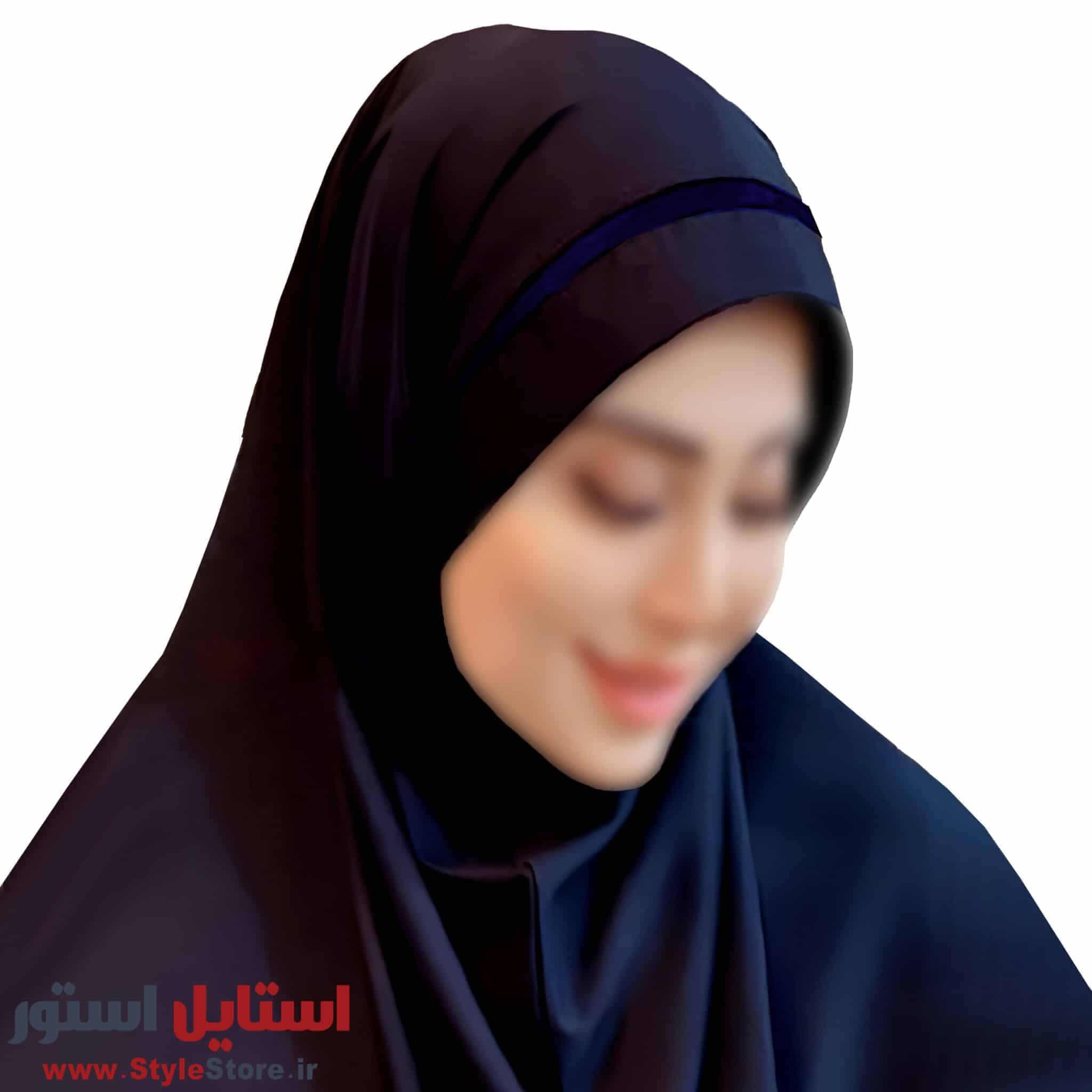 مقنعه تل دار سیلکا مدل بروجرد کد SI-90 — تصویر ۷