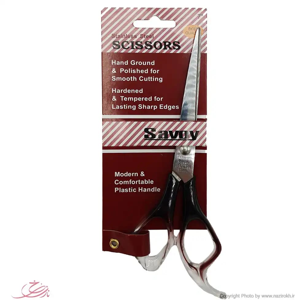 قیچی اصلاح ساوای SAVOY سایز 7 اینچی — تصویر ۳
