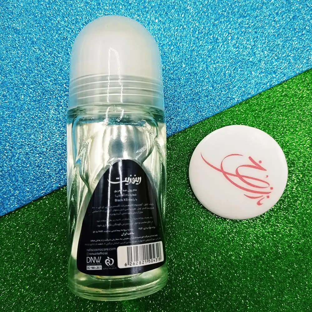 رول ضد تعریق مردانه رینوزیت مدل Black xs شماره 20 حجم 50 میلی لیتر — تصویر ۳