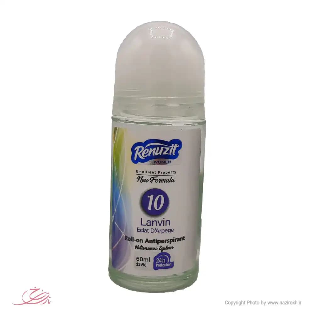 رول ضد تعریق زنانه رینوزیت مدل LANVIN شماره 10 حجم 50 میلی لیتر