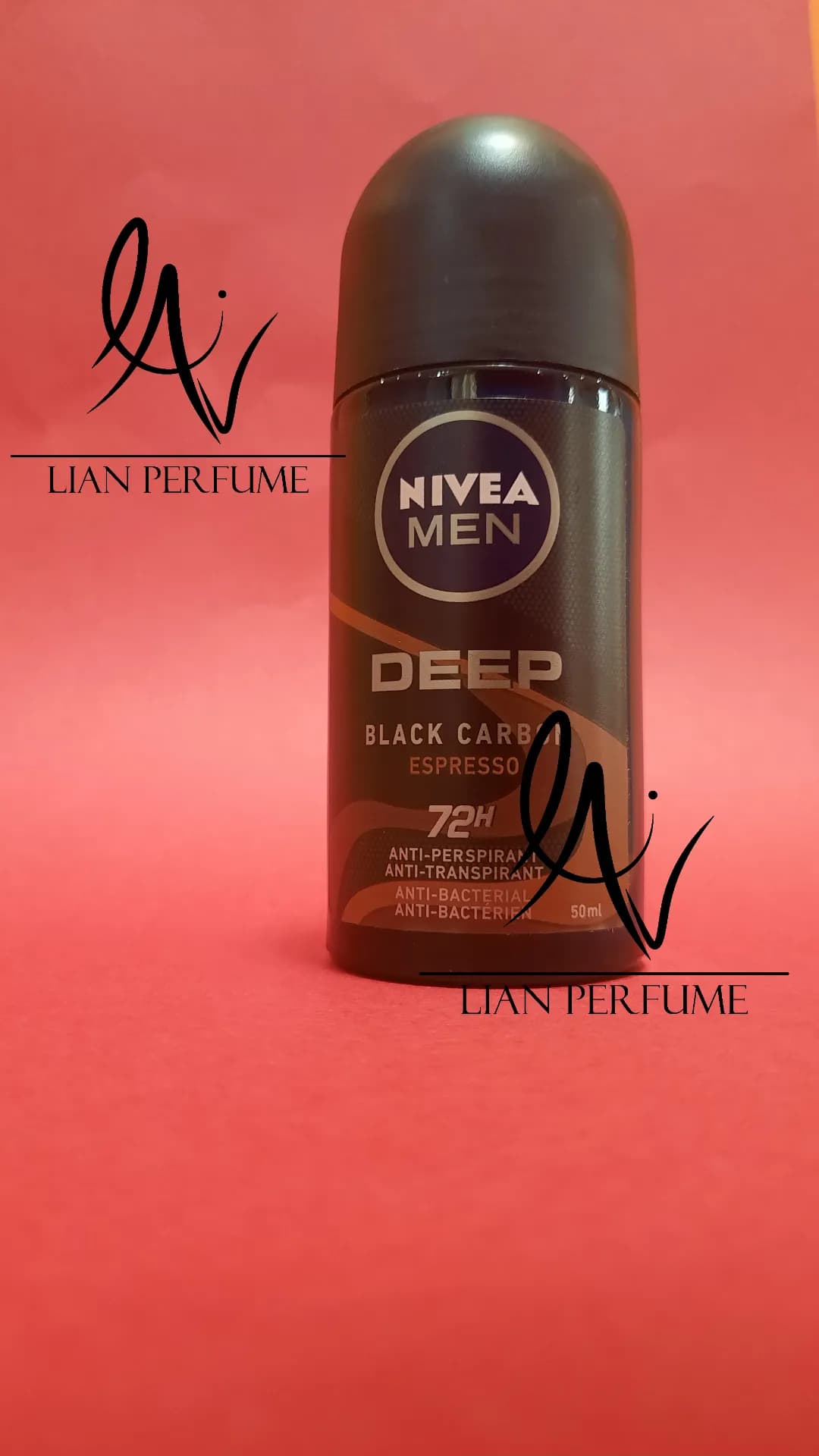 مام رول ۵۰ میل مردانه دیپ بلک کربن ۷۲ ساعته men deep black Carbon 72h — تصویر ۳