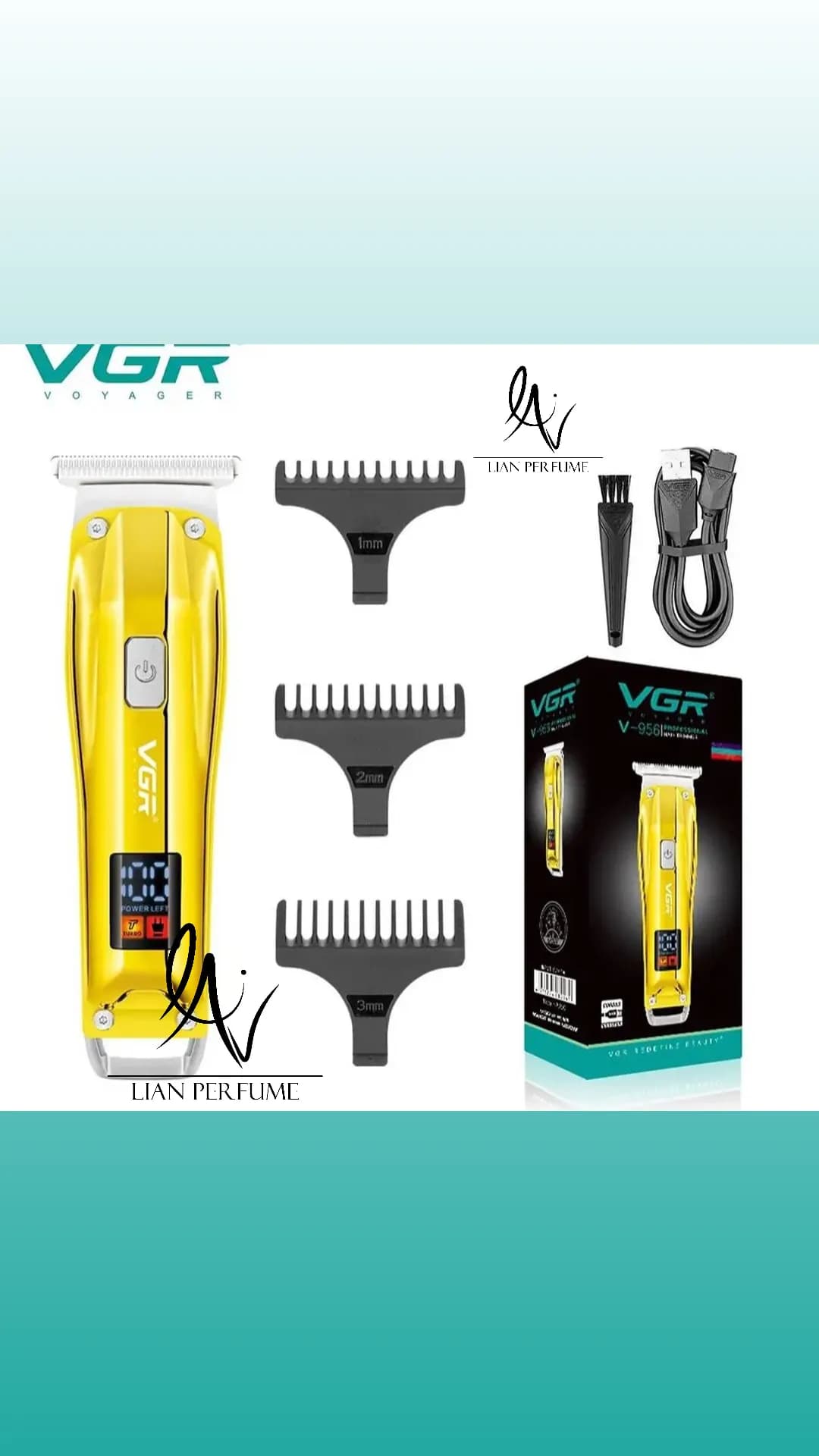 ماشین اصلاح مو وی جی آر 956 خط زن صفر زن vgr 956 — تصویر ۶