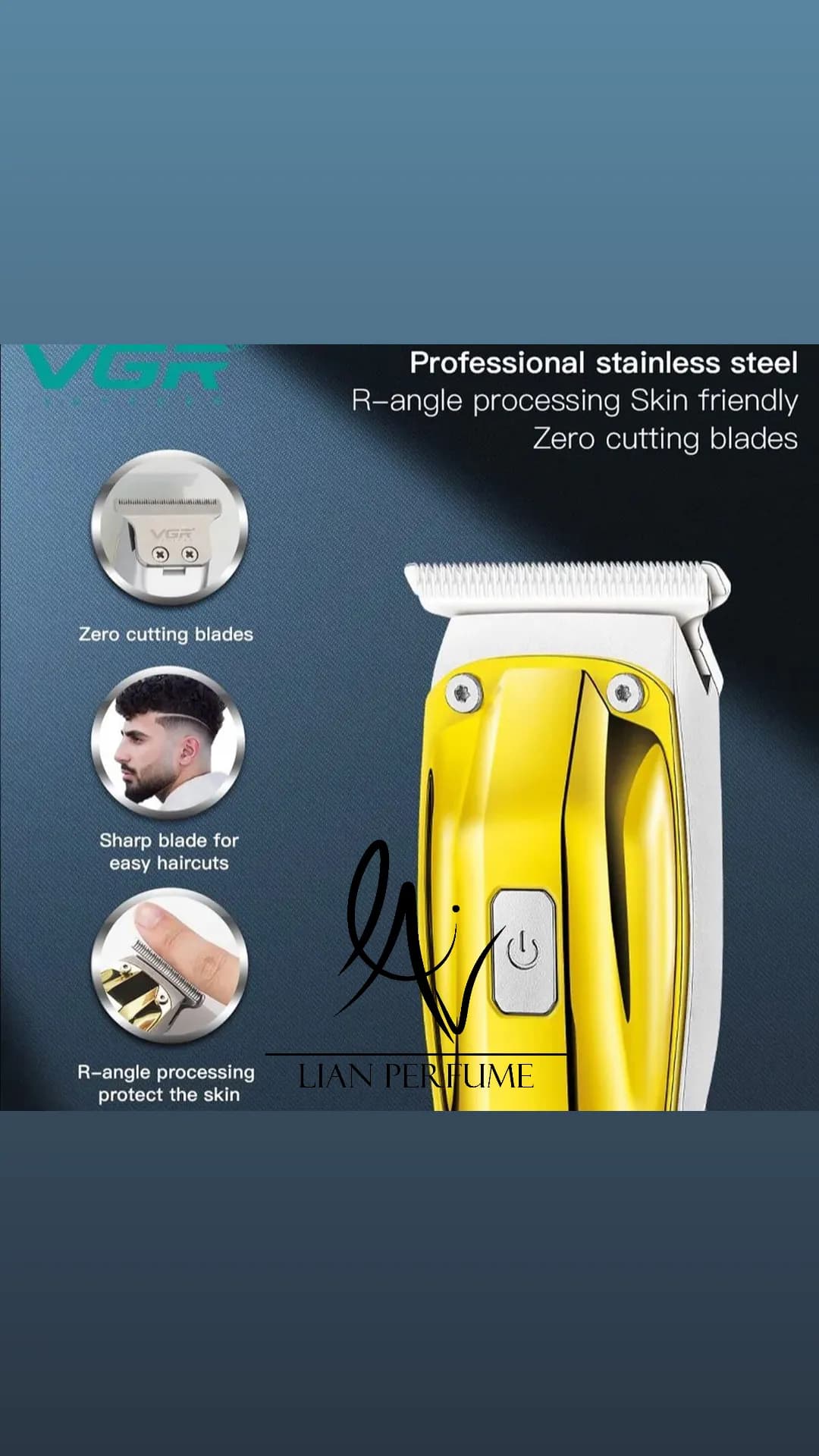 ماشین اصلاح مو وی جی آر 956 خط زن صفر زن vgr 956 — تصویر ۴