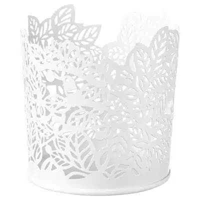 جاشمعی طرح دار سفید ایکیا SAMVERKA/ سایز 8 سانتی متر — تصویر ۲