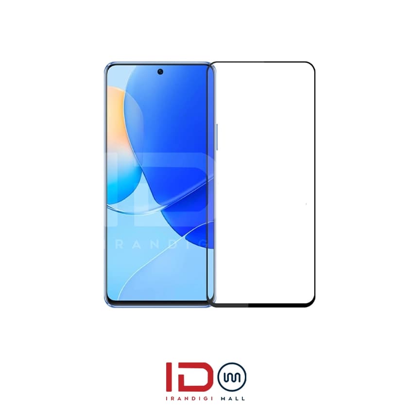 گلس شیشه ای تمام صفحه موبایل Huawei Nova 9 برند رد لیبل — تصویر ۲