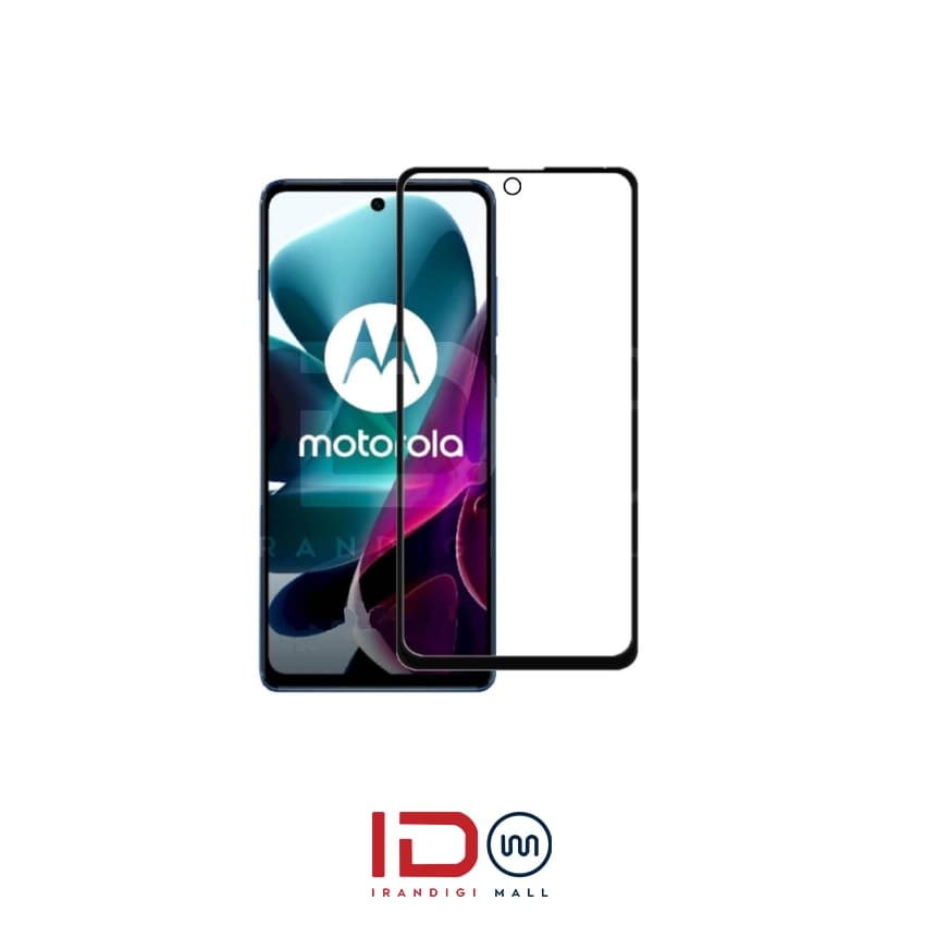 گلس شیشه ای فول گوشی موتورولا مدل Motorola G72 برند رد لیبل